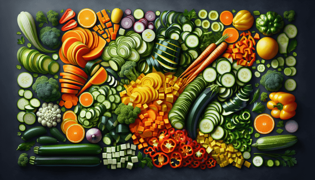 Different Cuts Of Vegetables